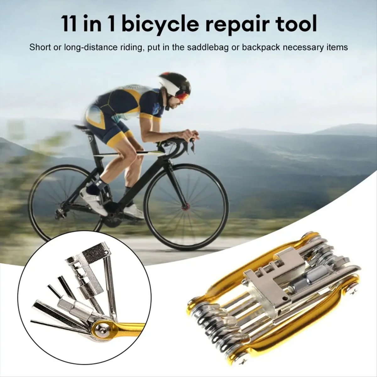 ABPF 11 in 1 Bicycle Bike Mult - Bicycle Chain recension och pris