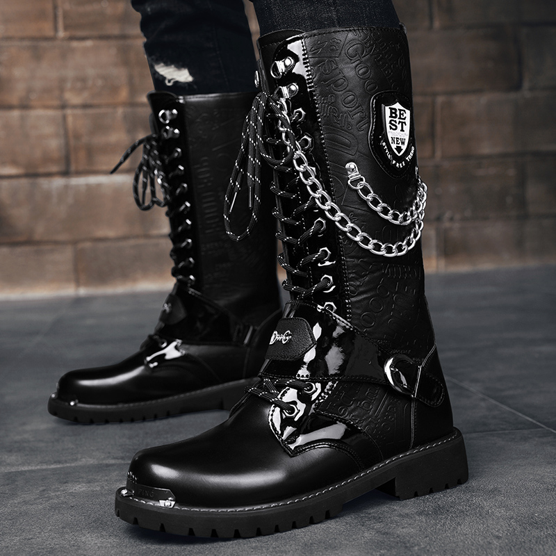 Men's Plus Size Casual High To - Motorcycle Chain recension och pris